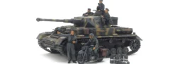TAMIYA 25209 PzKpfw. IV Ausf. G mit Kraftrad | Panzer Bausatz 1:35