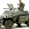 TAMIYA 35270 Sd.Kfz. 222 mit 1 Figur Bausatz 1:35