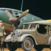 TAMIYA 25217 Set Mitsubishi Ki-46 III Typ 100 + 4x4 Kurogane | Militär Bausatz 1:48