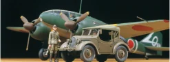 TAMIYA 25217 Set Mitsubishi Ki-46 III Typ 100 + 4x4 Kurogane | Militär Bausatz 1:48