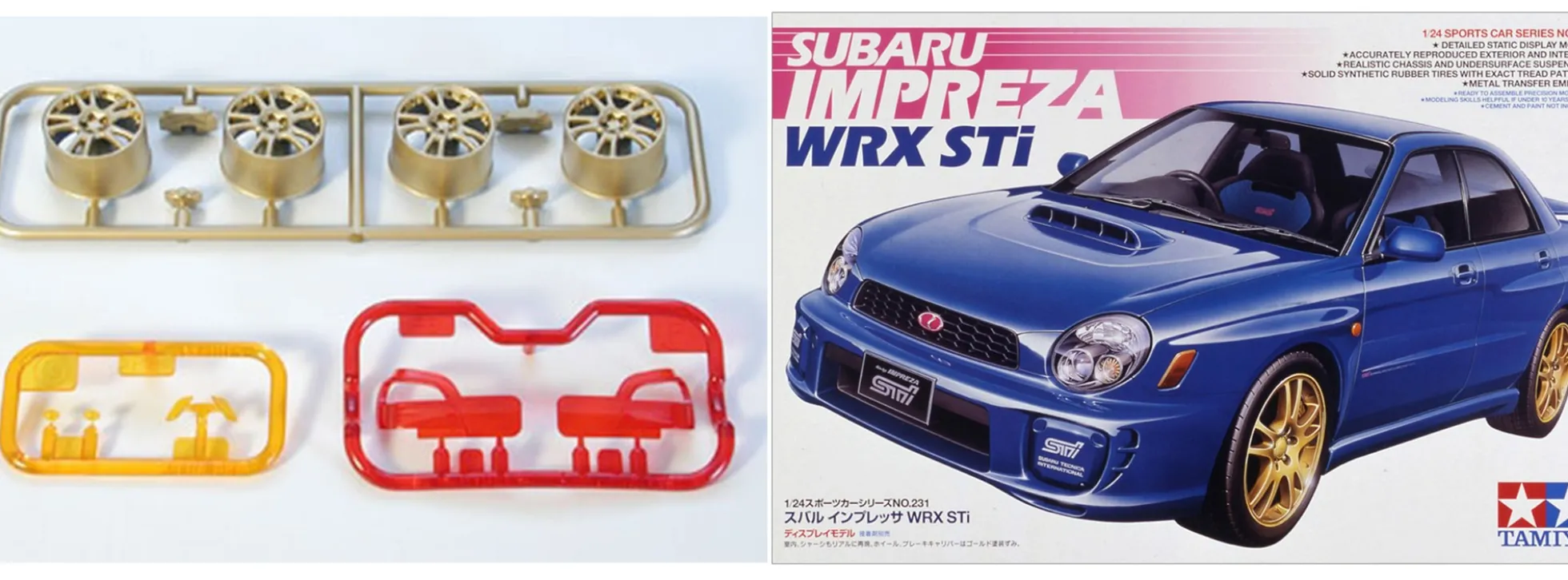 TAMIYA 24231 Subaru Impreza WRX STi | Auto Bausatz 1:24