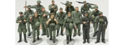 TAMIYA 32530 15-tlg. Figuren Set Deutsches Infanterie Manöver | Militär Bausatz 1:48