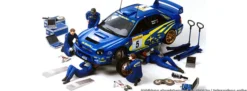 TAMIYA 24266 5-tlg. Figuren-Set Rally Mechaniker | Figuren Bausatz 1:24