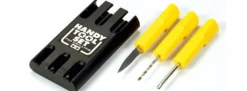 TAMIYA 74057 3-tlg. Set mit Bohrer-/Reibahle | Werkzeug Set