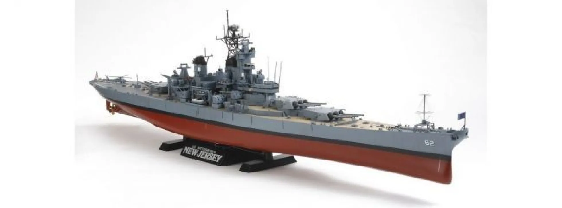 TAMIYA 78028 US Kampfschiff New Jersey BB-62 | Schlachtschiff Bausatz 1:350