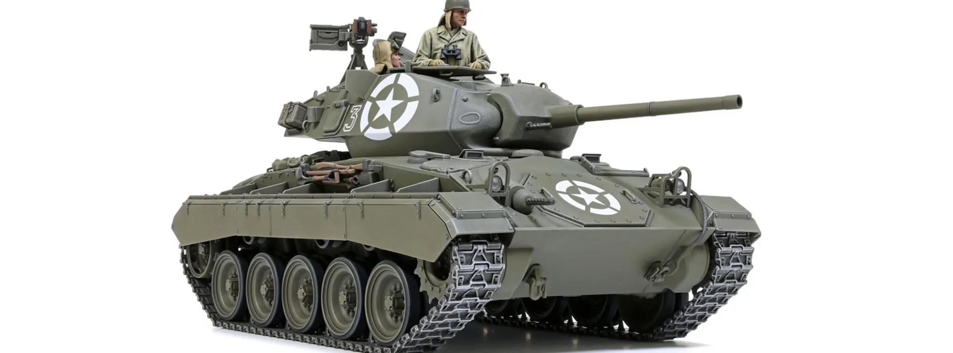 TAMIYA 35391 US M24 Chaffee European Theater | Militär Bausatz 1:35