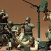 TAMIYA 35086 US MG/Mörser Trupp | 8 Stück | Figuren Bausatz 1:35