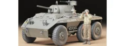 TAMIYA 35228 US M8 Greyhound mit 2 Figuren Bausatz 1:35