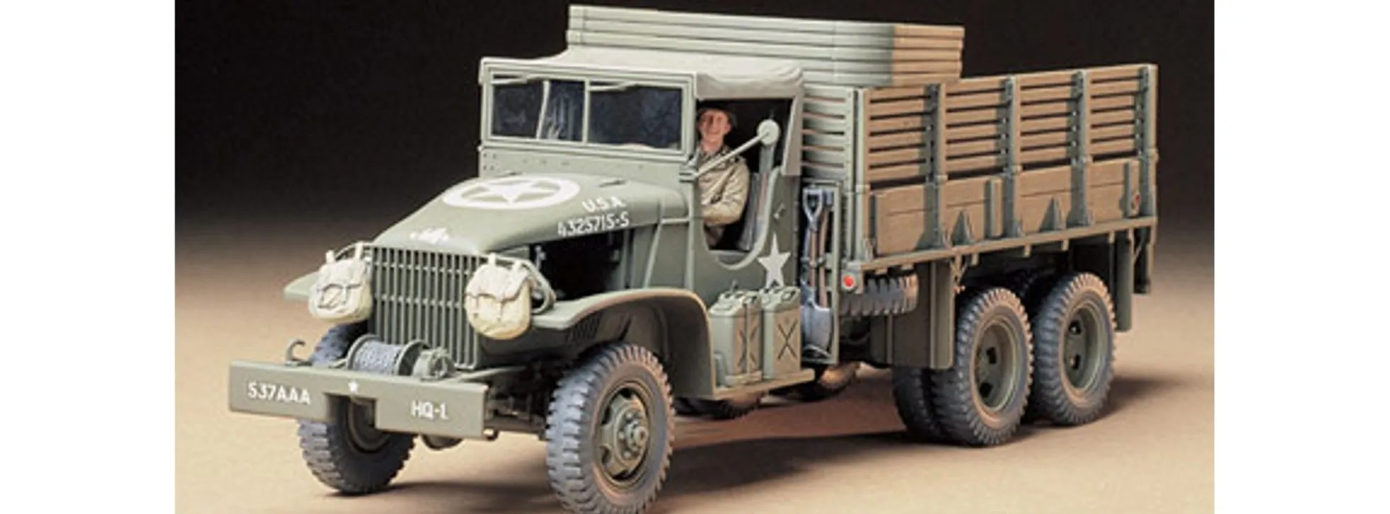 TAMIYA 35218 US Truck 2,5 ton 6x6 | 1 Figur | LKW-Bausatz 1:35