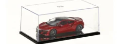TAMIYA 73008 Vitrine Typ C Spiegelfolie für 1:20 + 1:24 Modellautos | 260 x 144 x 105 mm