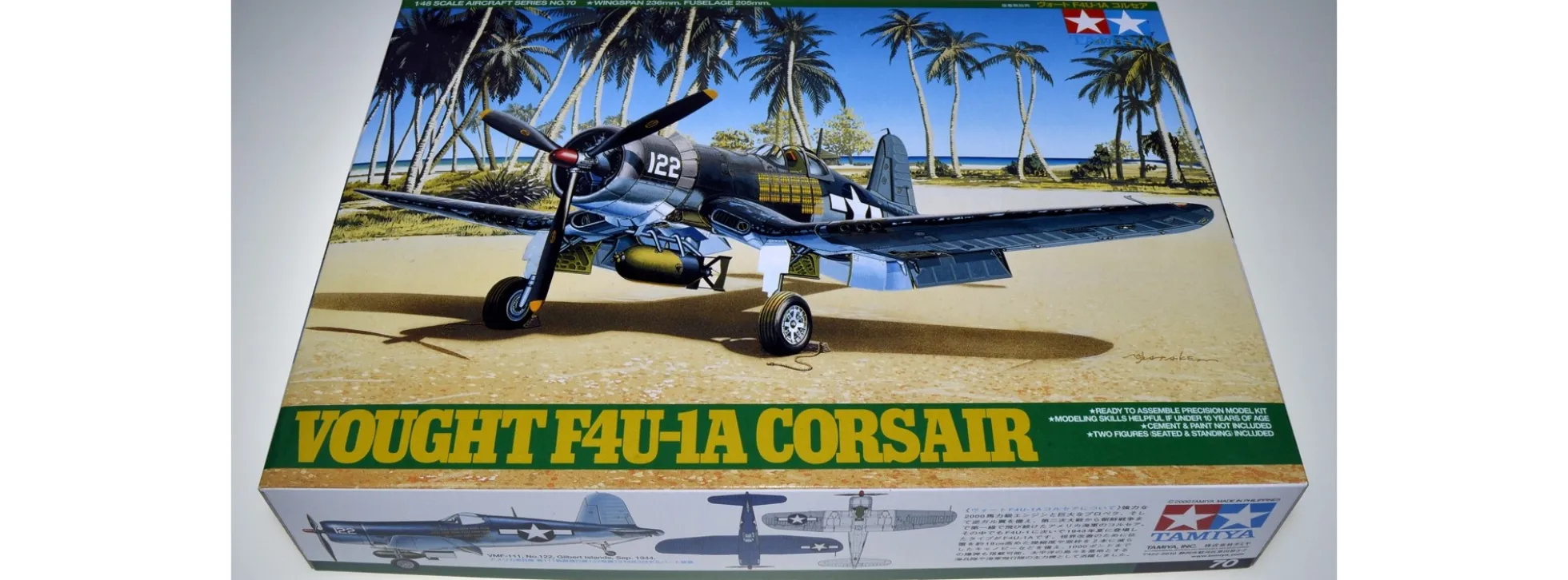 TAMIYA 61070 Vought F4U-1A Corsair | Flugzeug Bausatz 1:48