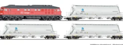 TILLIG 01215 Start-Set Diesellok BR 232 mit Güterzug DB Cargo | DCC | Spur TT
