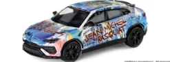 Trends-Hobby 864TH000019 Lamborghini Urus Perf. x Basquiat - mattweiß | Modellauto 1:64