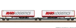 TRIX 24472 Gelenk-Taschenwagen Sdggmrss MFD | DC | Spur H0