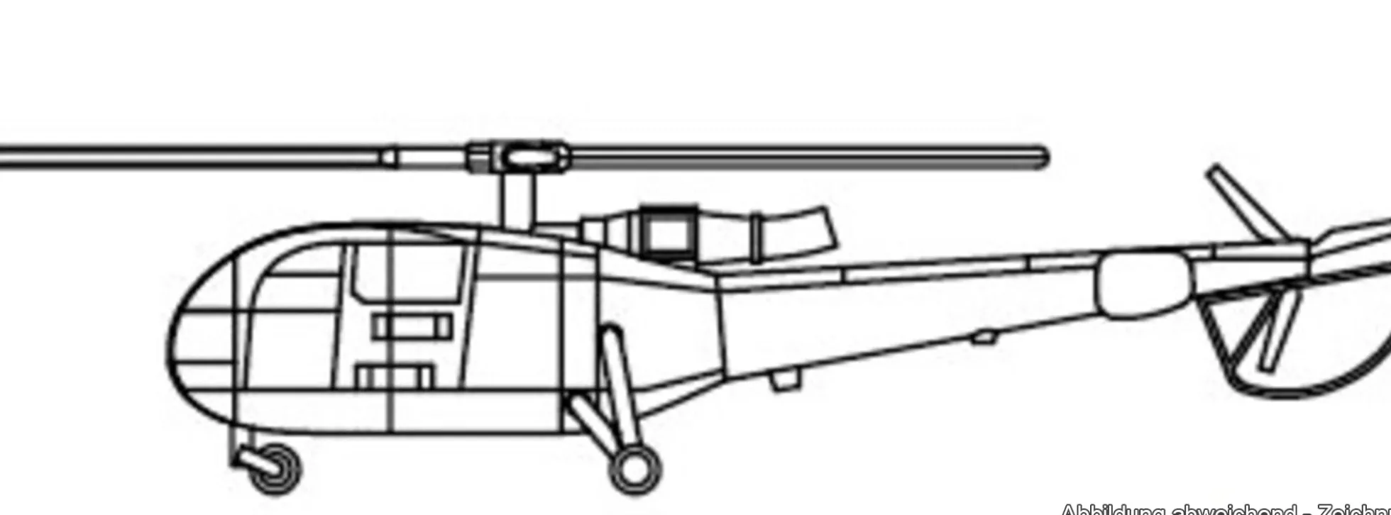 TRUMPETER 06286 Aerospatiale Alouette | Hubschrauber Bausatz 1:350