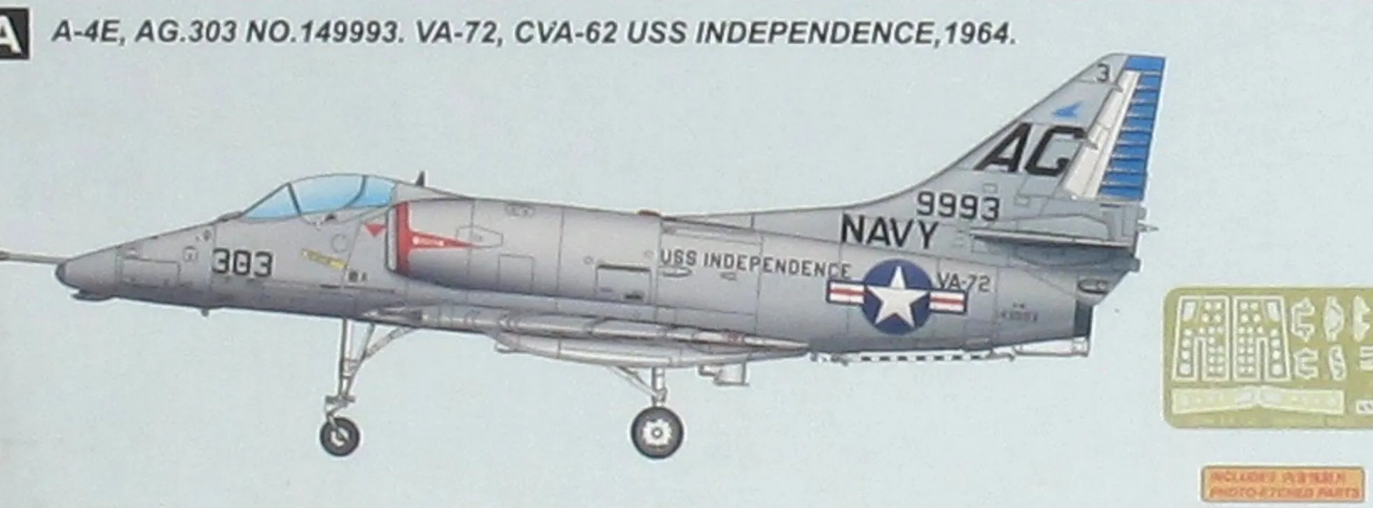 TRUMPETER 02266 A-4E Sky Hawk Flugzeug Bausatz 1:32
