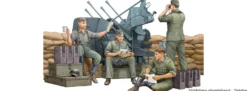 TRUMPETER 00432 Deutsche FLAK-Besatzung | 4 Stück | Figuren Bausatz 1:35