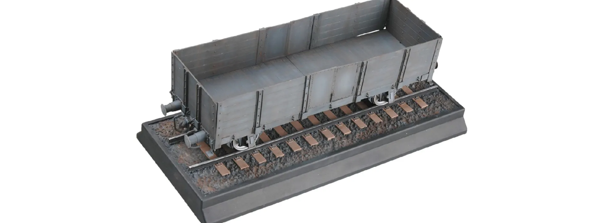 TRUMPETER 01517 Deutscher Eisenbahn-Flachwagen | Militär Bausatz 1:35
