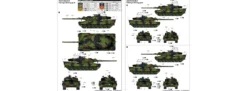 TRUMPETER 00966 Deutscher Kampfpanzer Leopard 2A6 | Panzer Bausatz 1:16