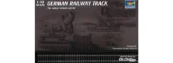 TRUMPETER 00213 Deutsches Eisenbahngleis-Set | Militär Bausatz 1:35