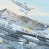 TRUMPETER 02246 F-100F Super Sabre | Flugzeug Bausatz 1:32