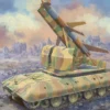TRUMPETER 09586 Flakpanzer E100 mit Rheintochter I | Panzer Bausatz 1:35