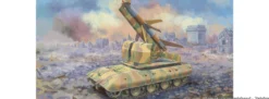 TRUMPETER 09586 Flakpanzer E100 mit Rheintochter I | Panzer Bausatz 1:35