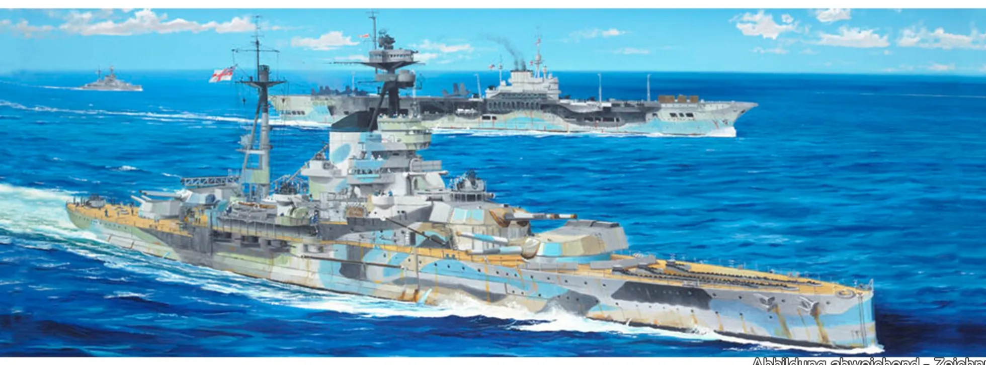 TRUMPETER 05379 HMS Resolution | Schiff Bausatz 1:350