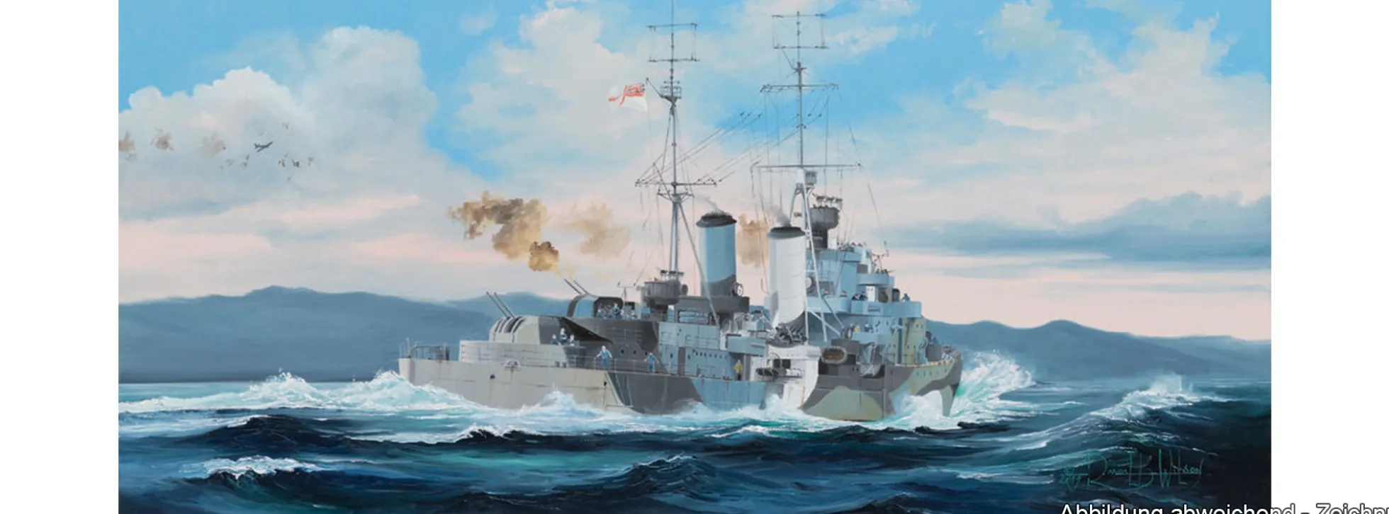 TRUMPETER 05368 HMS Scylla - Dido Klasse | Schiff Bausatz 1:350