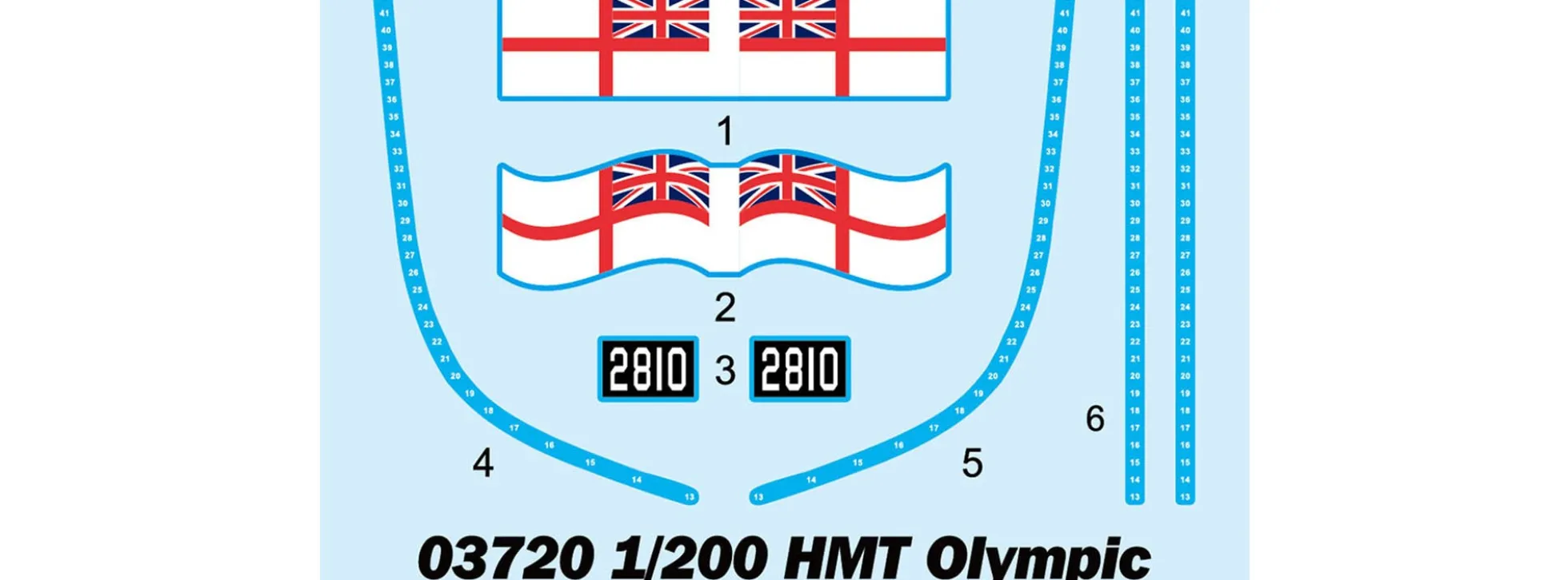 TRUMPETER 03720 HMT Olympic | Schiff Bausatz 1:200