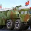 TRUMPETER 01058 Hwasong-5 Kurzstreckenrakete mit Transporter | Militär Bausatz 1:35