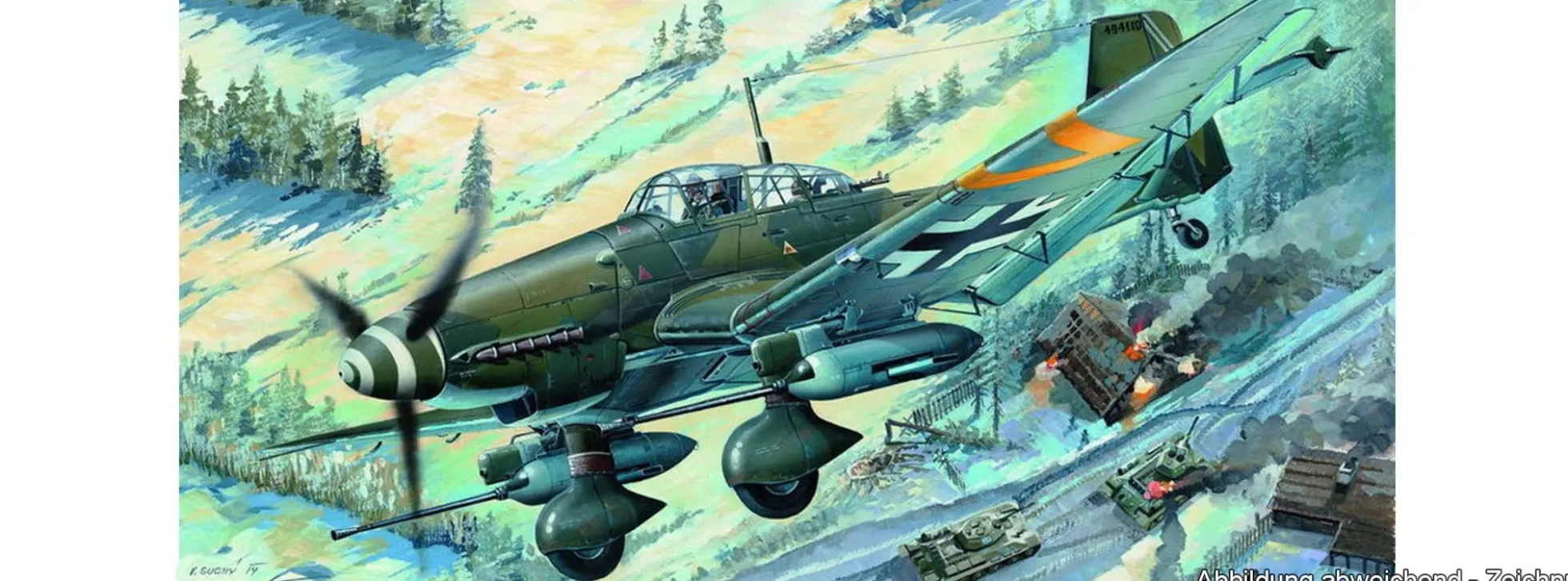 TRUMPETER 03218 Junkers Ju-87G-2 Stuka | Flugzeug Bausatz 1:32