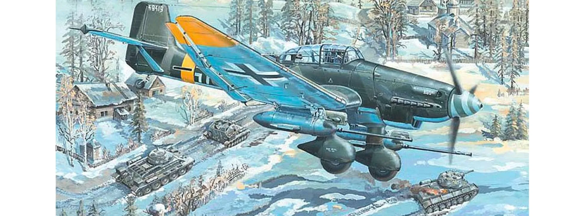 TRUMPETER 02425 Junkers Ju87G2 Stuka | Flugzeug Bausatz 1:24