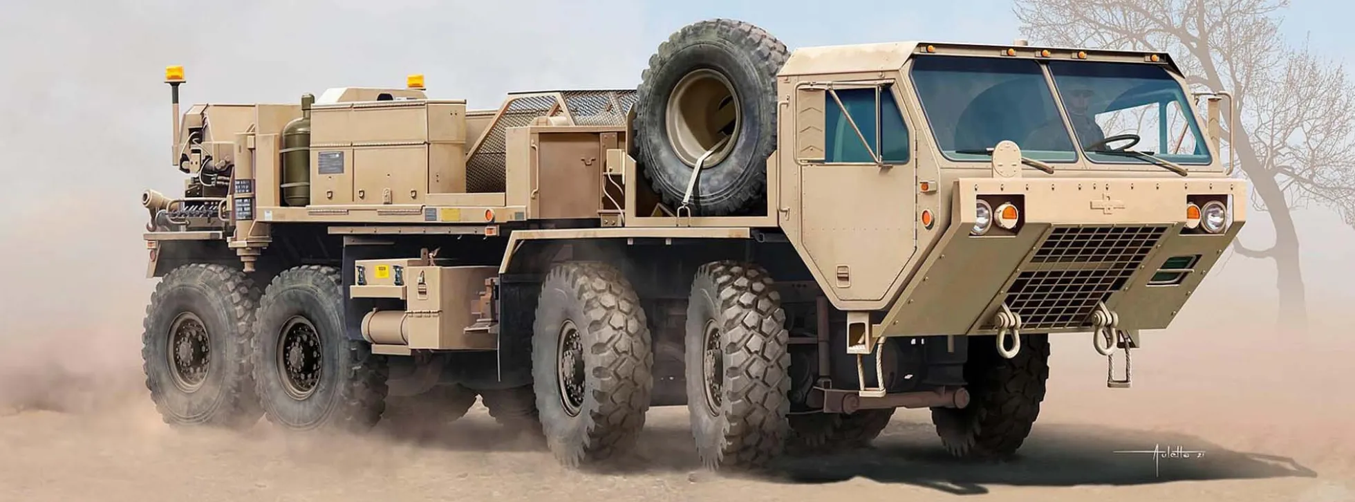 TRUMPETER 01083 M984 A2 Hemtt Wrecker | Militär Bausatz 1:35