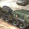 TRUMPETER 00212 MAZ-537G Late Production mit Schwerlast-Tieflader | Militär Bausatz 1:35