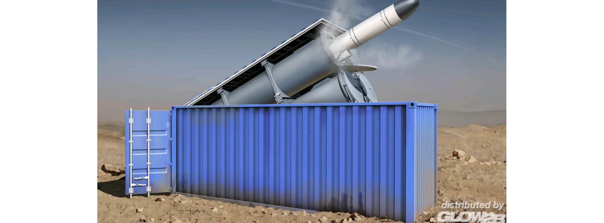 TRUMPETER 01076 3M24 Club-K Rakete in Container | Militär Bausatz 1:35