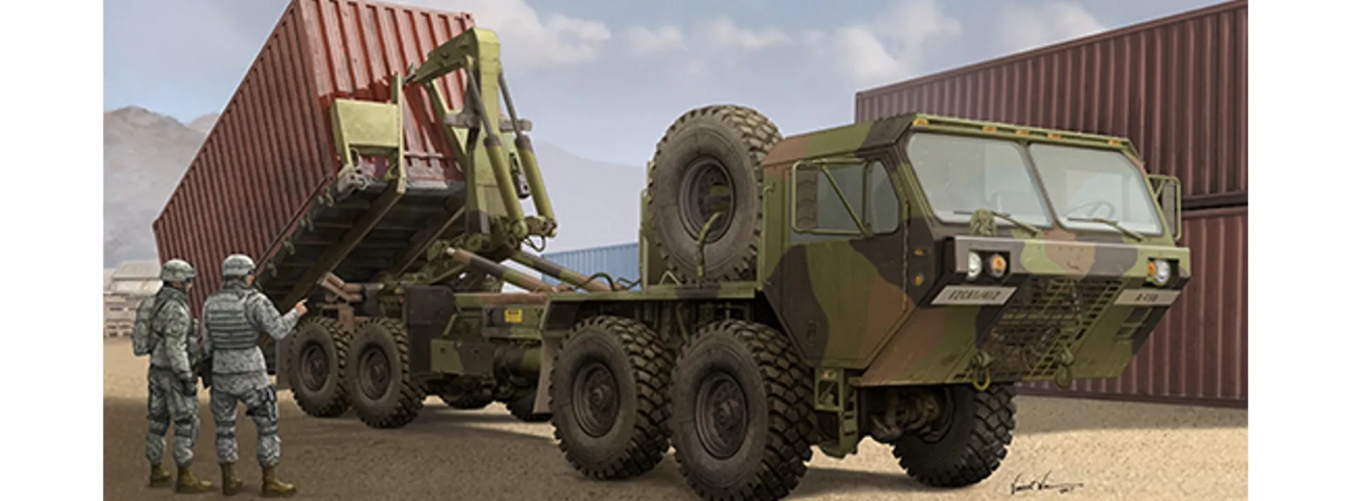 TRUMPETER 01053 M1120 HEMTT LHS | Militär Bausatz 1:35
