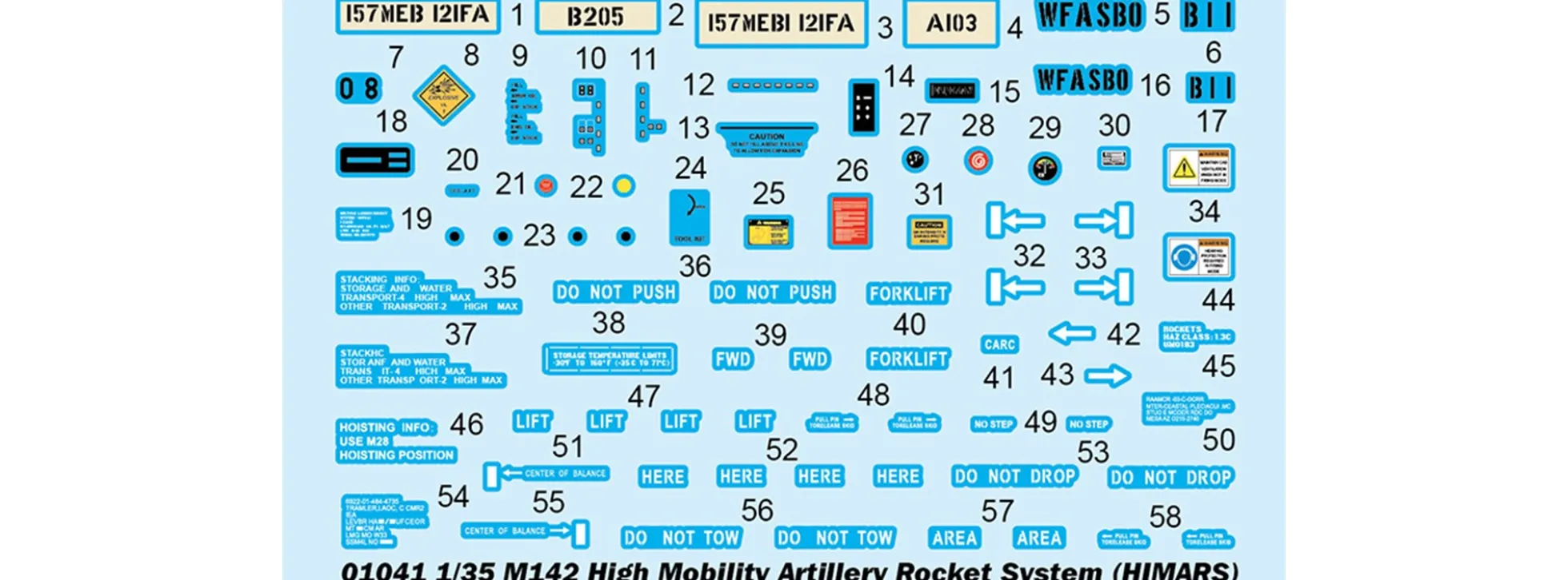 TRUMPETER 01041 M142 High Mobility Artillery Rocket System | Militär Bausatz 1:35