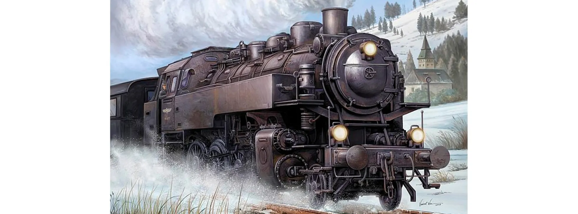 TRUMPETER 00217 Militär-Dampflok BR 86 DRG | Militaria Bausatz 1:35