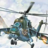 TRUMPETER 05812 Mi-24V Hind E | Hubschrauber Bausatz 1:48