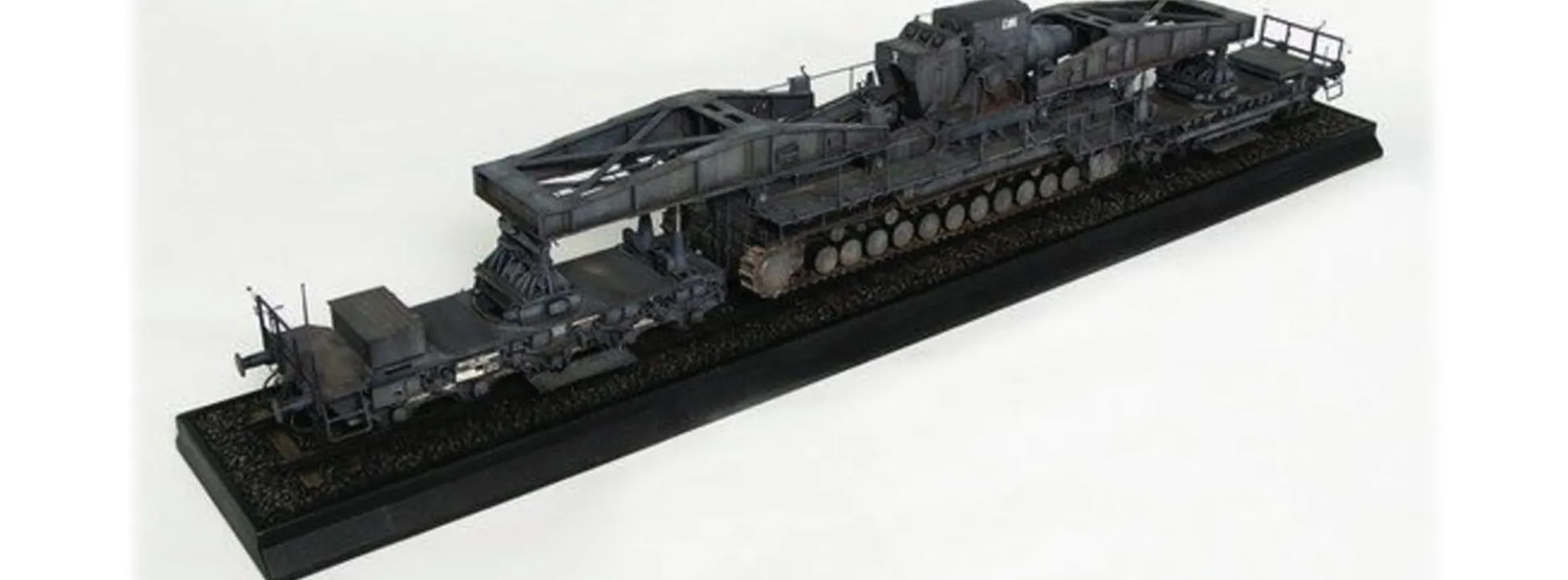 TRUMPETER 00209 Mörser Karl Gerät 040/041 Eisenbahntransport Bausatz 1:35