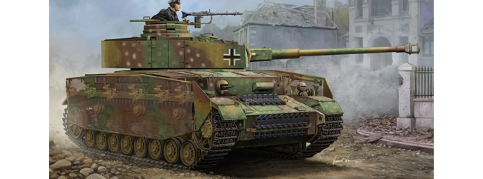 TRUMPETER 00921 Pz.Kpfw. IV Ausf. J Medium | Panzer Bausatz 1:16