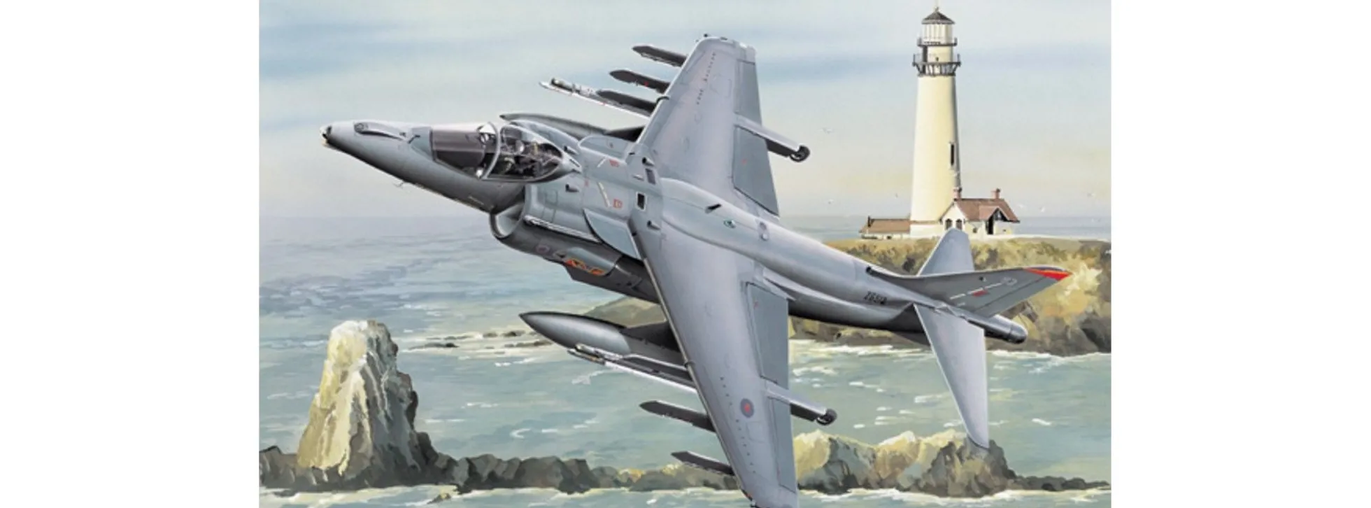 TRUMPETER 02287 RAF Harrier GR.MK7 Flugzeug Bausatz 1:32