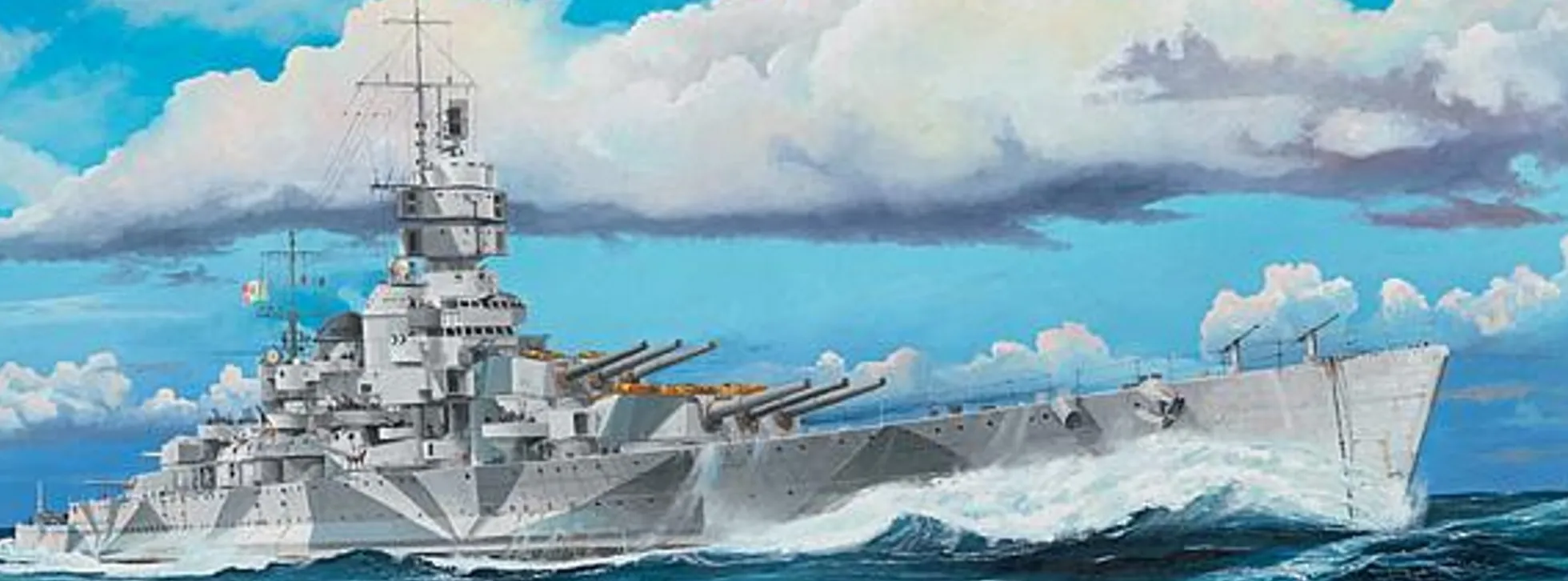 TRUMPETER 05320 RN Vittorio Veneto 1940 | Schiff Bausatz 1:350