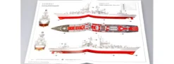 TRUMPETER 04519 Russian Navy Varyag Schiff Bausatz 1:350