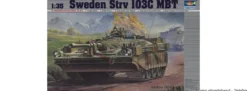 TRUMPETER 00310 Schwedischer Panzer Strv 103C | Panzer Bausatz 1:35