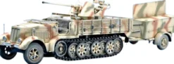 TRUMPETER 01525 Sd. Kfz. 7/2 Deutsche 3,7 cm Flak 37 auf Selbstfahrlafette | Militär Bausatz 1:35