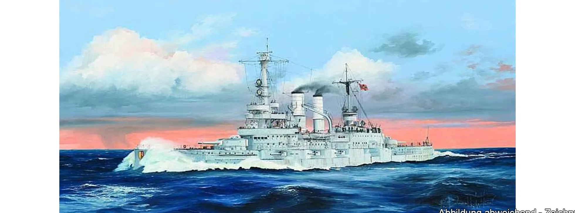 TRUMPETER 05354 SMS Schleswig-Holstein | Schiff Bausatz 1:350