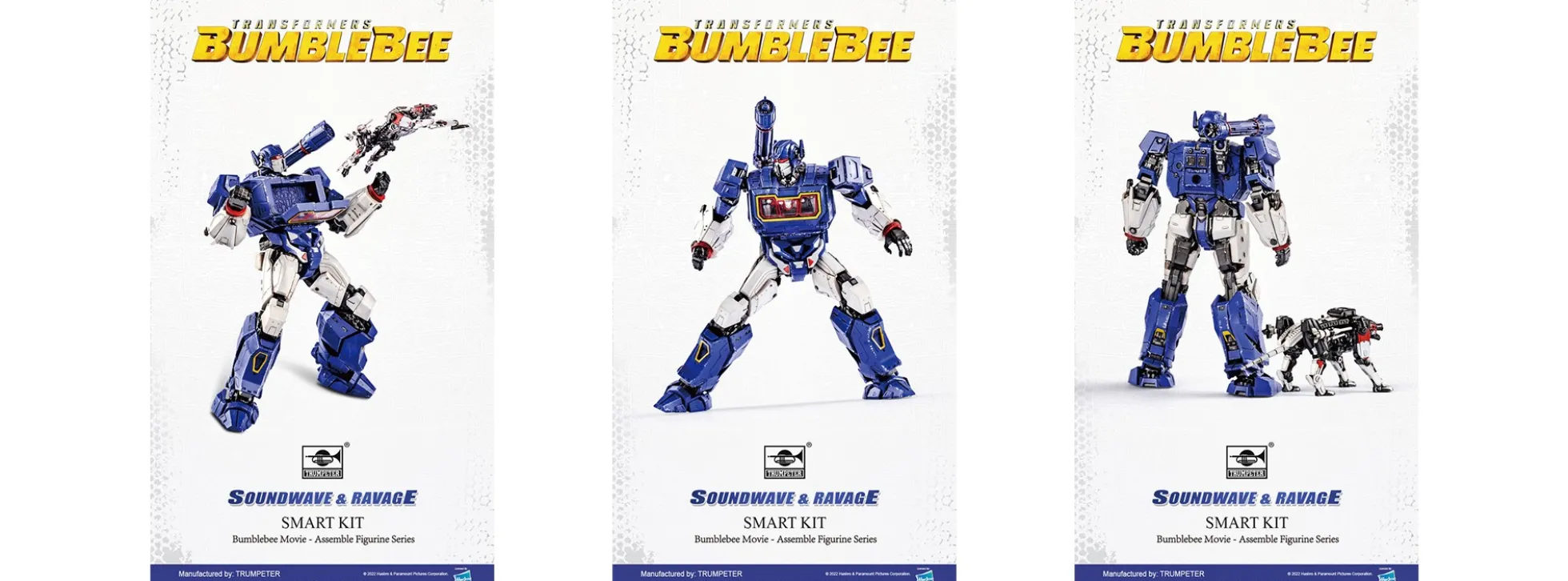 TRUMPETER 03112 Soundwave + Ravage Transformers 6 | Roboter Bausatz