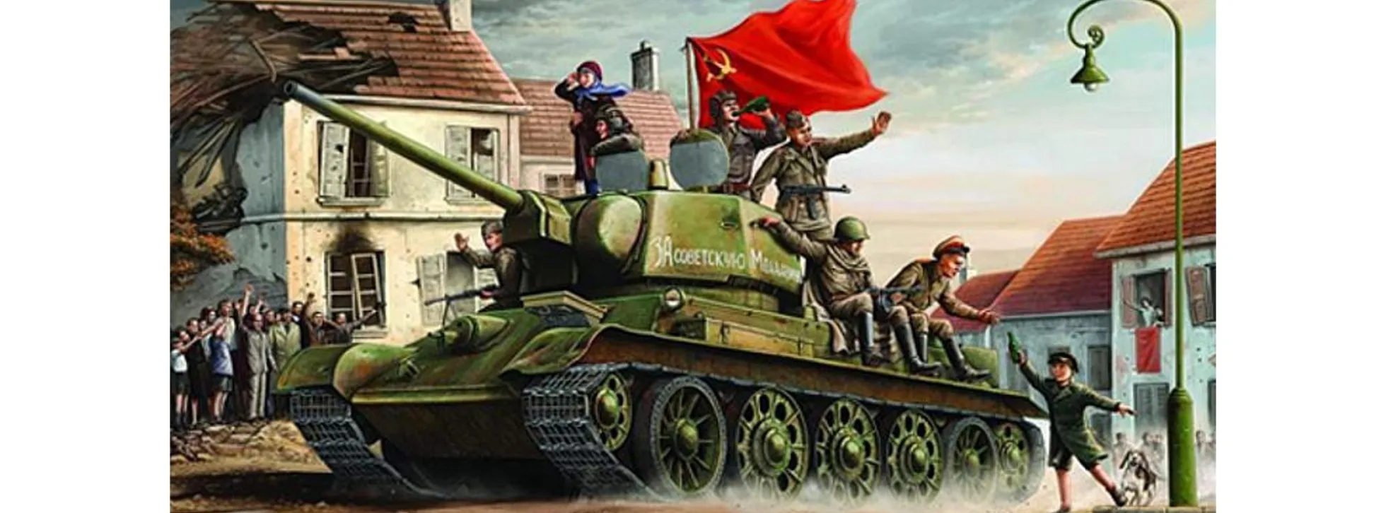 TRUMPETER 00903 Soviet Tank T-34/76 (1943) | Panzer Bausatz 1:16